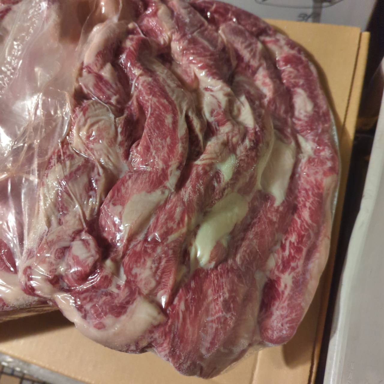 冷凍 分割 交雑牛三角バラ 栃木県産 2347左 9.9kg ¥3500/㎏ 賞味期限26/03/17