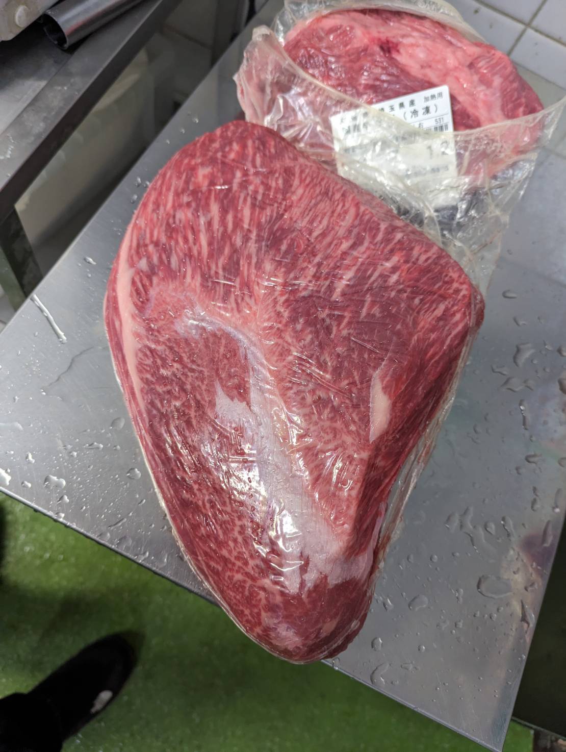 冷凍　交雑　埼玉県産　夢味牛 肩三角　531右　4.6kg　￥3,900/㎏　25/12/16