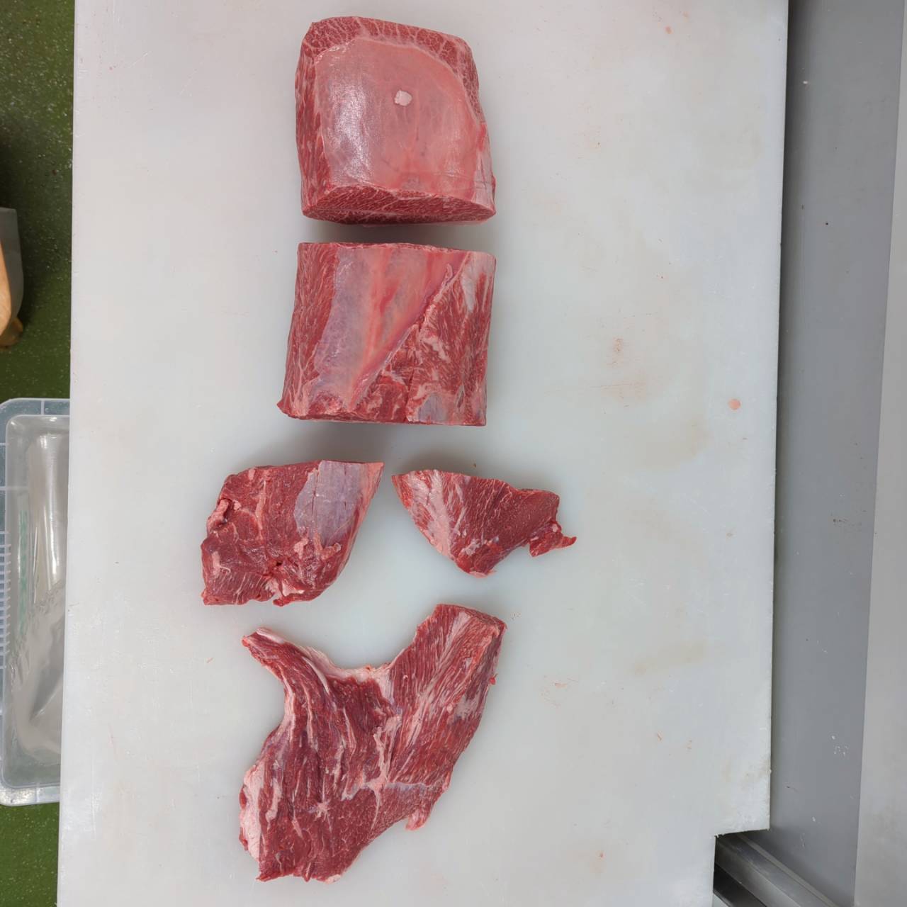 【スポット】●冷凍　交雑牛ミスジ（ウデ）　栃木県　472右　4.5kg　単価5380円/kg（税込）