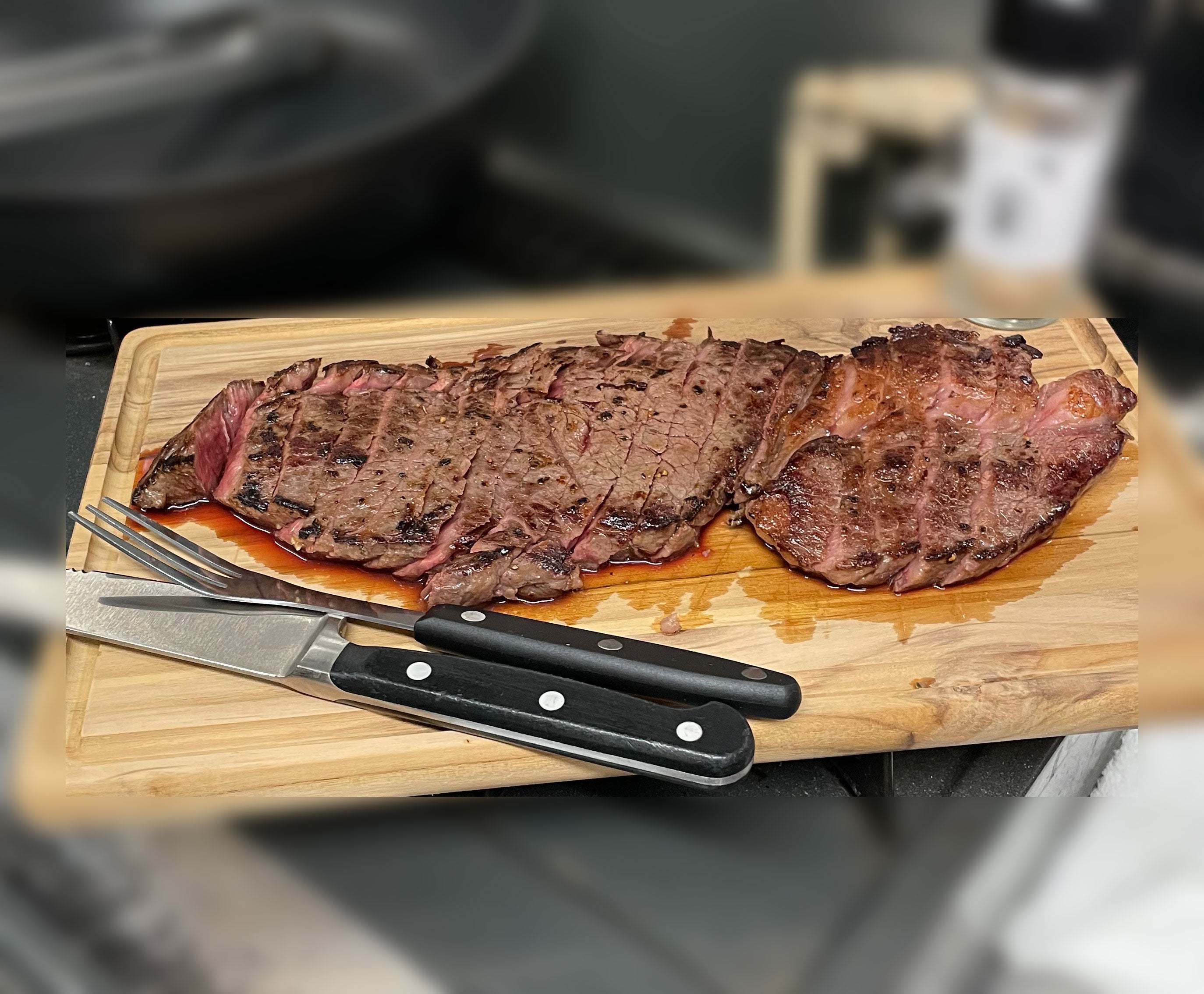 【ご家庭用】冷凍 交雑牛ランイチステーキ　1枚 約400g～500g ¥3500