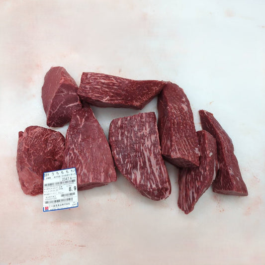 冷凍　交雑牛ウチモモブロック　ローストビーフ　焼肉 　●単価4400円/㎏（不定貫）