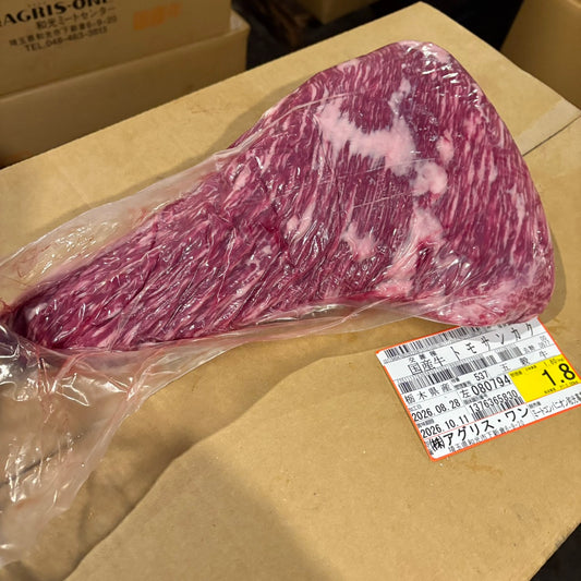 【写真現物】冷蔵 　国産交雑牛 トモサンカク　537左　1.8kg 　単価6,100円/kg（税込）