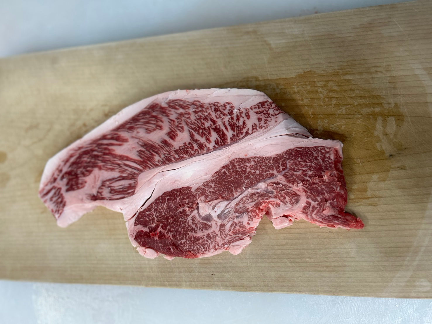 【ご家庭用】冷凍 交雑牛ランイチステーキ　1枚 約400g～500g ¥3500