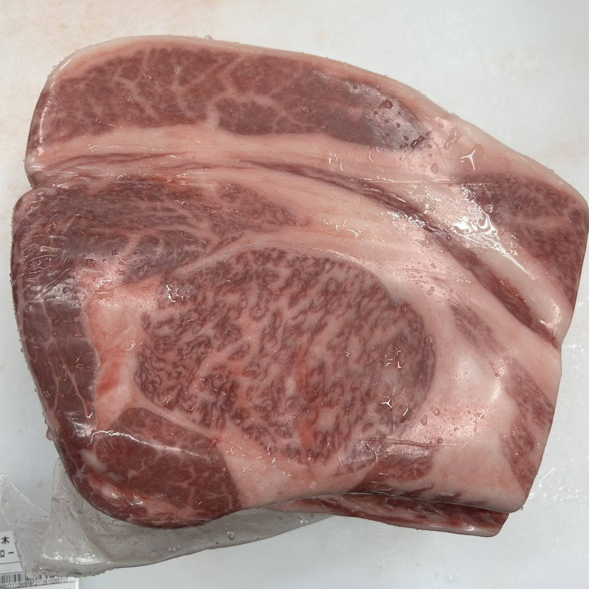 【現物写真】冷凍 国産交雑牛リブロース 栃木県産 409左 4.4kg 単価5,550/kg（税込） 賞味期限2028年09月16日
