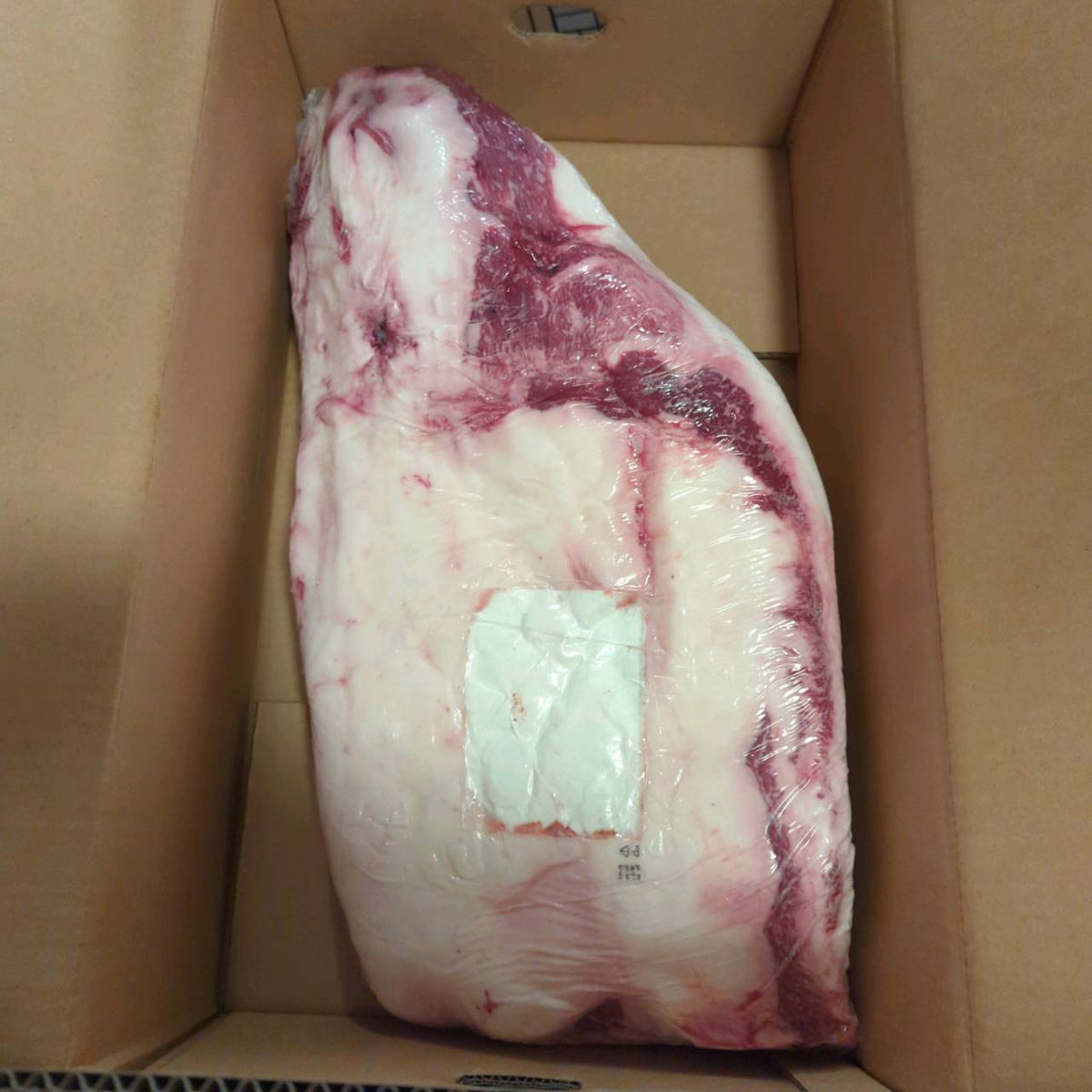 【写真現物】冷蔵 　国産交雑牛ブリスケ　4番クラス　 5157左 15.5kg 　単価2,480/kg（税込）