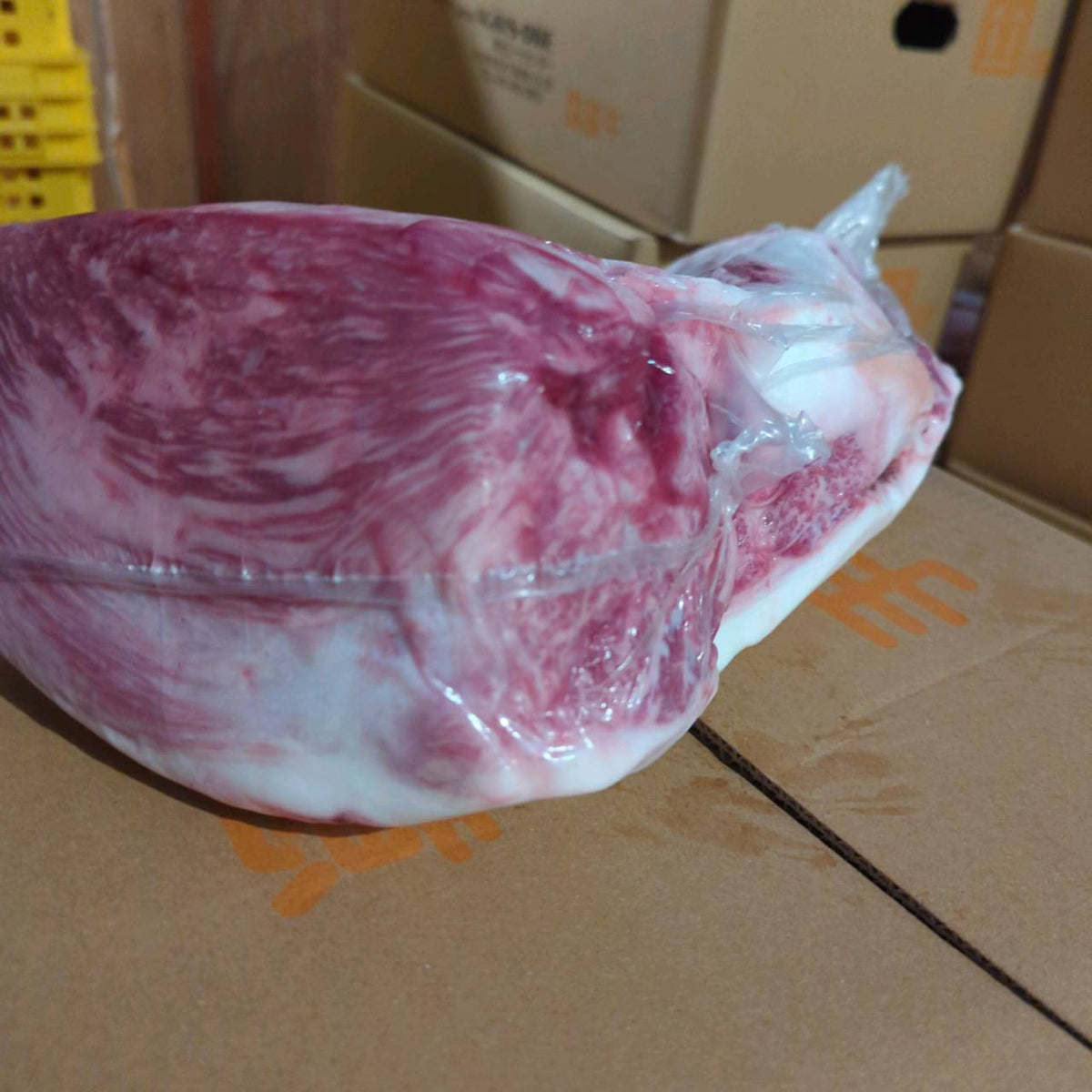 【写真現物】国産交雑牛イチボ　※訳あり　冷蔵　629右　5.3kg　単価3,880/kg（税込）