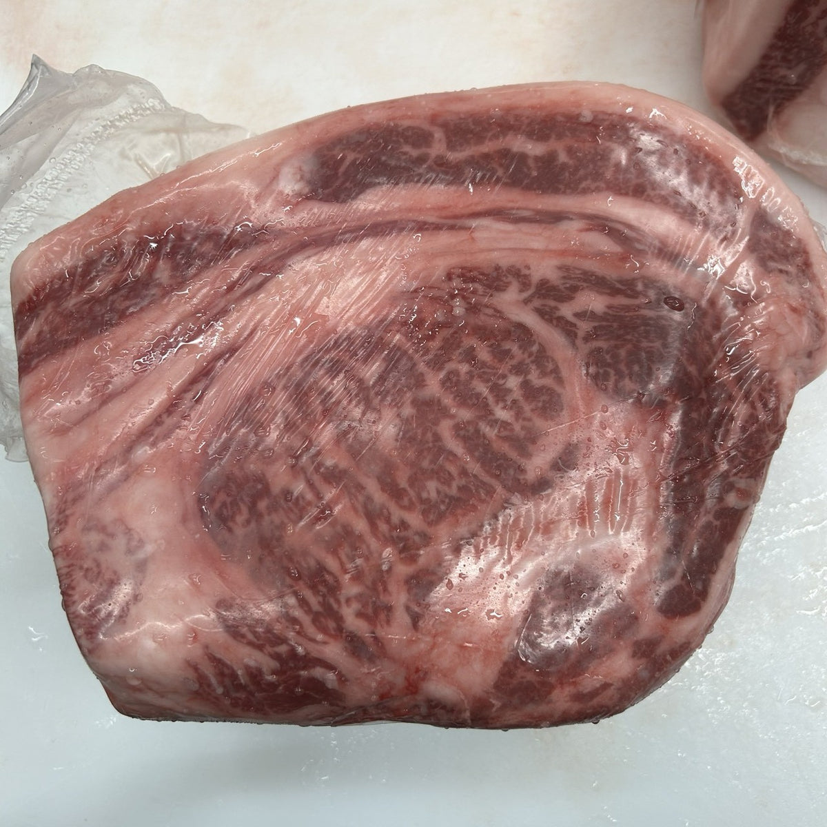 【現物写真】冷凍 国産交雑牛リブロース 北海道産 6441右 3.9kg 単価5,550/kg（税込） 賞味期限2028年09月17日
