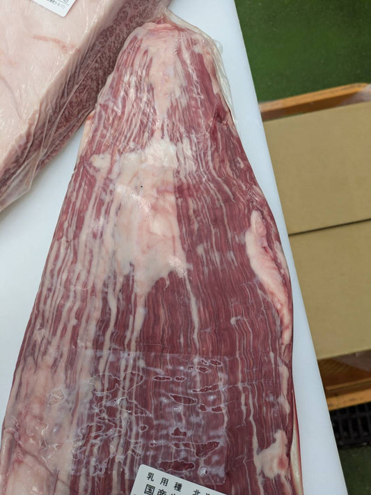 【写真現物】●冷凍 　国産交雑牛ササミ　 枝番（243）2.3kg 　単価5,850/kg（税込）